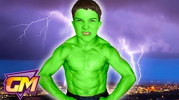 Kid Turns Into Hulk!