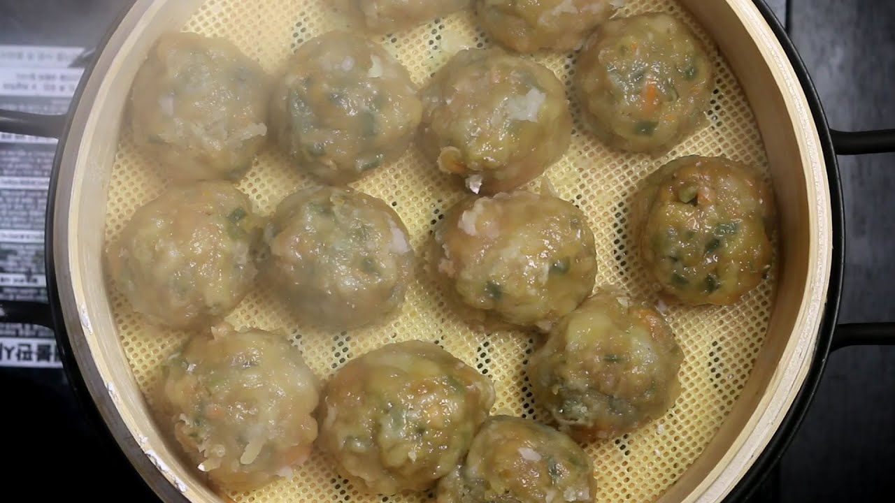 갈비 굴림 만두