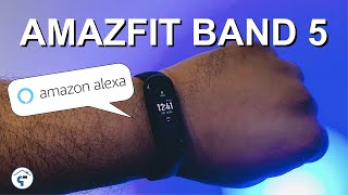 amazfit band 5 com alexa e oximetro