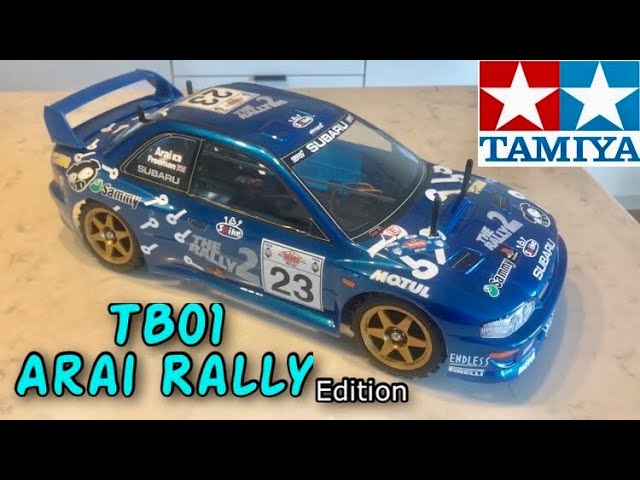 タミヤ★Subaru Impreza WRC 新井仕様 TB-01シャーシ Tamiya TB01 Subaru Impreza wrx wrc Arai RC Rally edition car