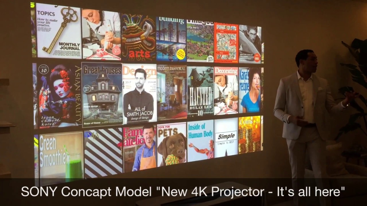 [CES 2017] SONY CONCEPT MODEL "NEW 4K PROJECTOR - IT'S ALL HERE"
