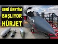 Türkiye'nin ilk jet uçağı HÜRJET seri üretime başlıyor - Serial production of HURJET aircraft begins