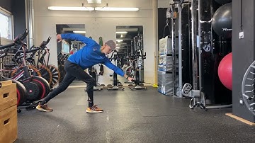 RDL thoracic rotation running man