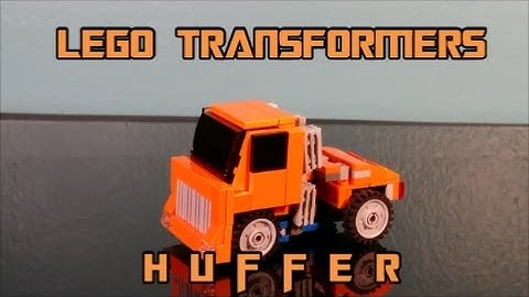 Lego Transformers Huffer G1 By BX Brix