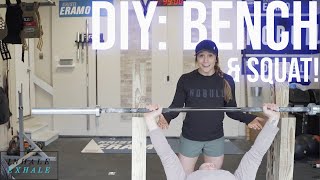 HOW TO BUILD A SQUAT & BENCH RACK FOR 40 DOLLARS!