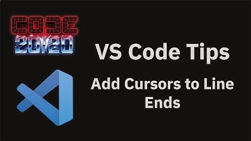 VS Code tips —  Add cursors to line ends