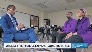 Wheatley High School earns first-ever A rating from TEA