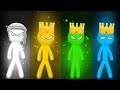 SHEIKH vs KINGS | The Stickman MINIGAMES random 1 2 3 4 Gameplay Stickman Party