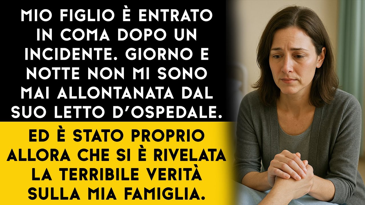 Tre giorni in ospedale senza dormire, accanto al letto di mio figlio in coma dopo un investimento in pista ciclabile. Il quinto giorno, finalmente mi chiama mia madre. Speravo una parola di...
