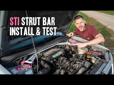 I Installed a JDM STI Strut Bar on My Subaru Forester (Real Upgrade?)