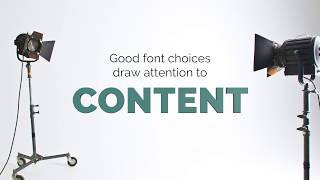 Engaging Students with Visual Design - Principle 3: Choose Fonts Carefully
