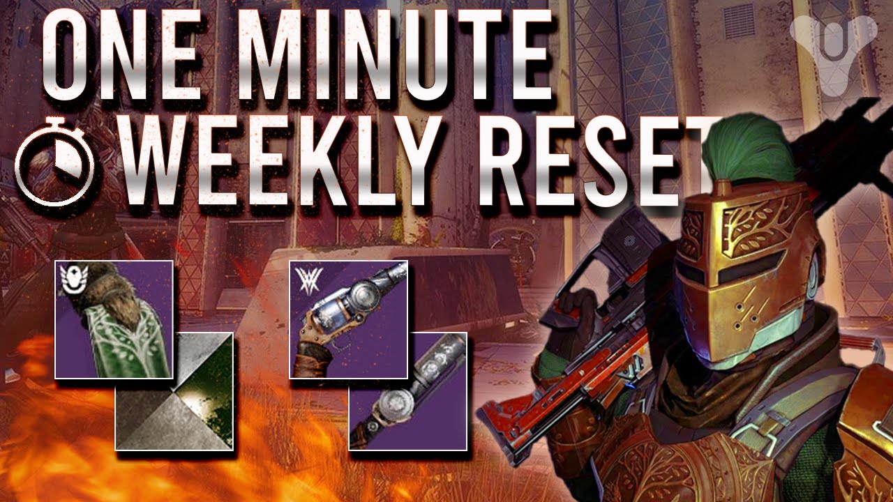 Destiny 2 Weekly Reset in ONE MINUTE! - YouTube