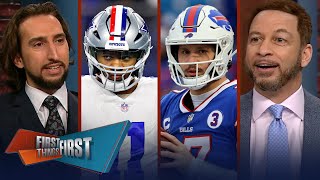 Cowboys like being underdogs vs. 49ers \& Josh Allen talks Bills-Bengals | NFL | FIRST THINGS FIRST