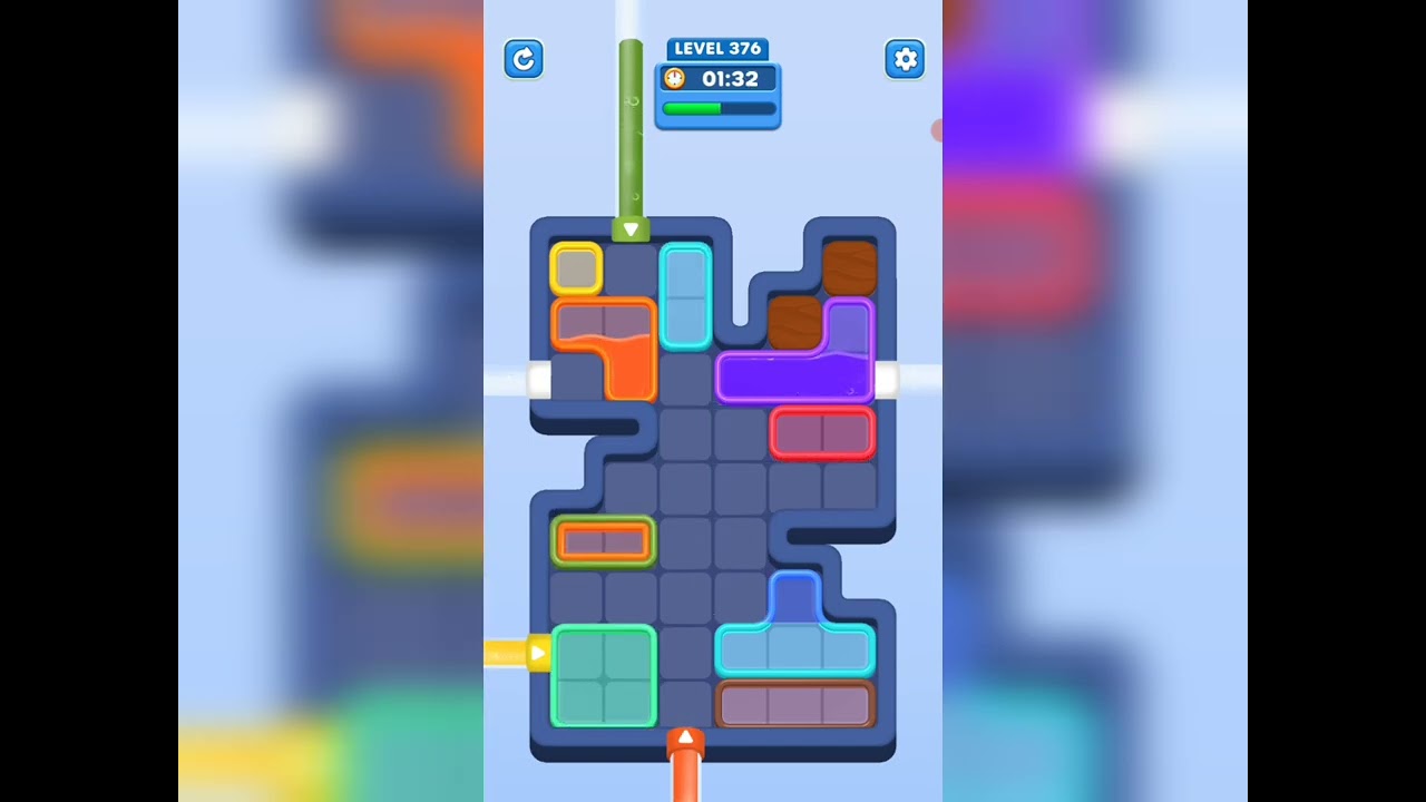 Water out puzzle Level 376 Solution Walkthrough