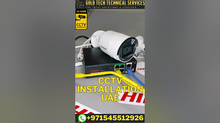 Best CCTV Cameras for Home, Shop & Office in UAE 2024 | Hikvision & IP Cameras | Gold Tech Co.
