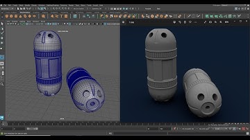 Autodesk Maya hard surface modeling practice 7