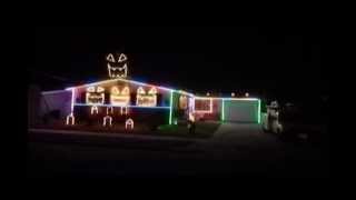 This is halloween light show 2012