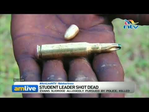 Meru University student leader shot dead by police during protests