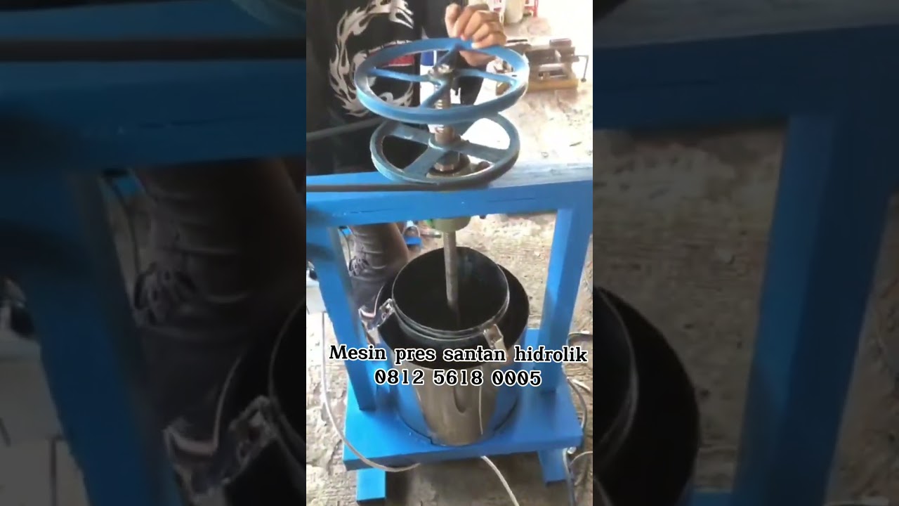 Alat peras santan manual hidrolik