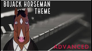 BoJack Horseman Main Theme Advanced Piano Tutorial