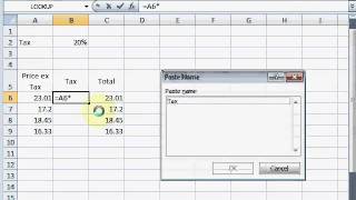 Tip of the Day - using Range Names in Excel