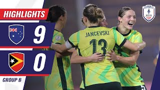 🇦🇺 AUSTRALIA 9-0 TIMOR-LESTE 🇹🇱 | #MSIGSERENITYCUP2025 HIGHLIGHTS