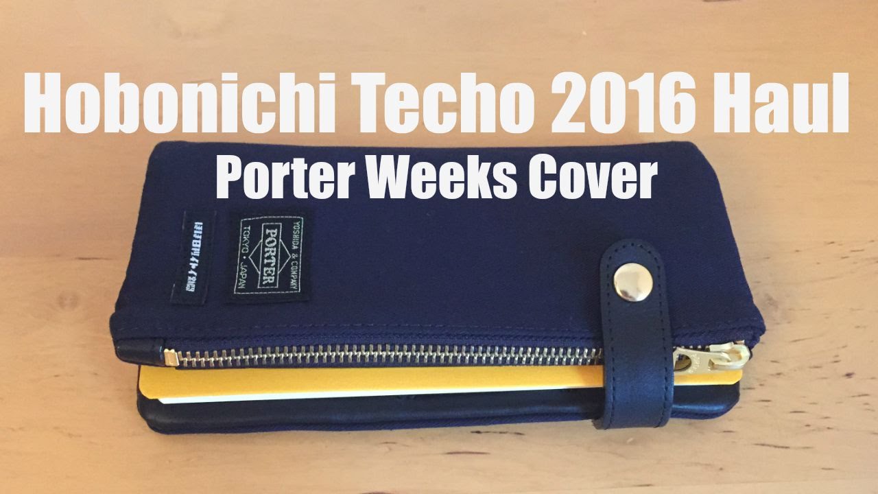 Hobonichi Techo 2016 Unboxing  | Porter Weeks Sandwich Cover