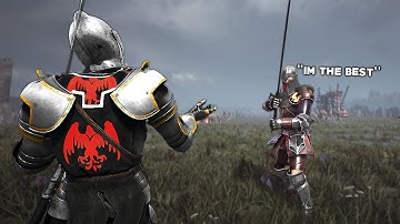 I challenged the #1 ranked Chivalry 2 player to a 1v1...