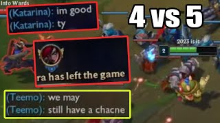 the 4v5: Teemo vs Quinn [Full Match]