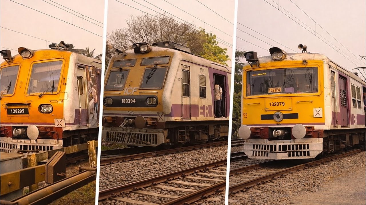 EMU Train Crossing Cinematic View | Indian Railways