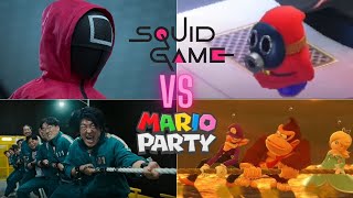 Squid Game vs Mario Party