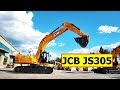 JCB JS305 — обзор 30-тонного экскаватора