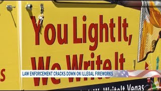 Officials crack down on Fireworks throughout the valley