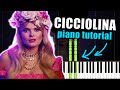 Erika Vikman - Cicciolina - PIANO TUTORIAL