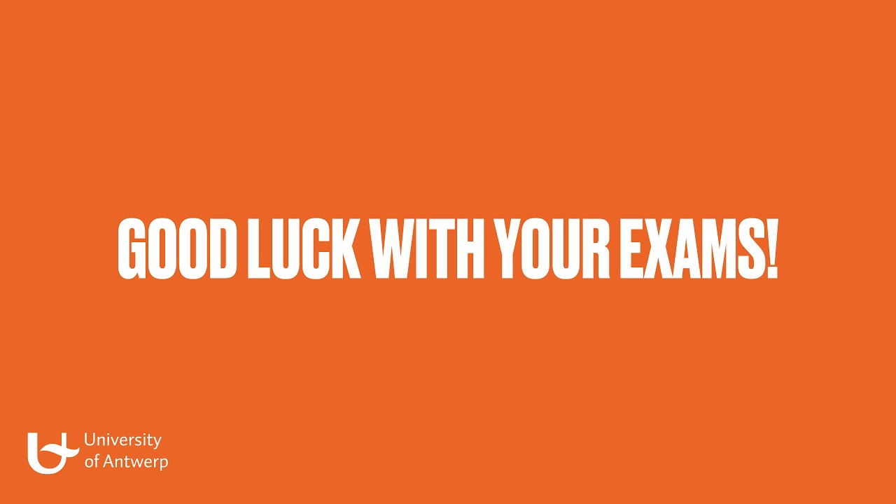 Good luck with your exams! - YouTube