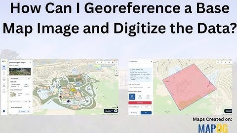 How Can I Georeference a Base Map Image and Digitize the Data? #mapog #viral #video #georeferencing