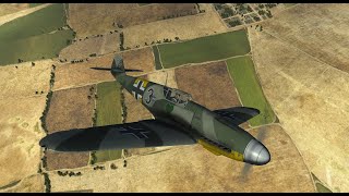 Bf 109 F2 перехват ЛаГГ-3. Oculus Quest 3 VR