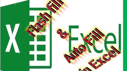 Flash Fill and Auto Fill in Excel - In Amharic