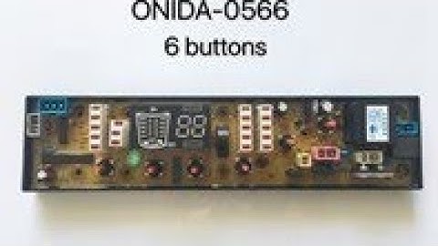 ONIDA Top load Washing machine dead PCB repairing and testing.