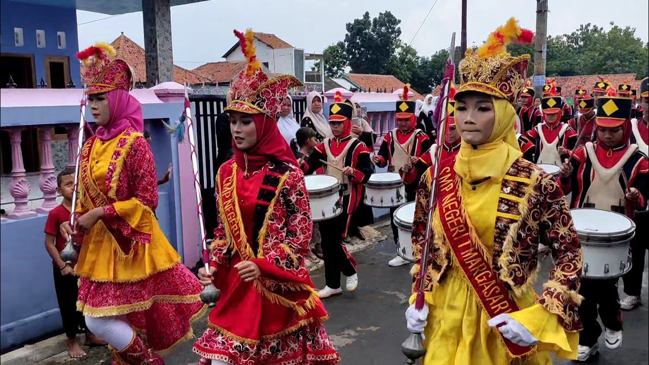 TERBARU‼️PENAMPILAN APIK DRUMBAND SMP N 1 MARGASARI