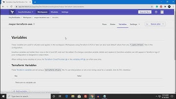 How to Configure AWS access key and secret key in Terraform Cloud