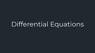 L32 Boundary Value Problems - Simple BVP