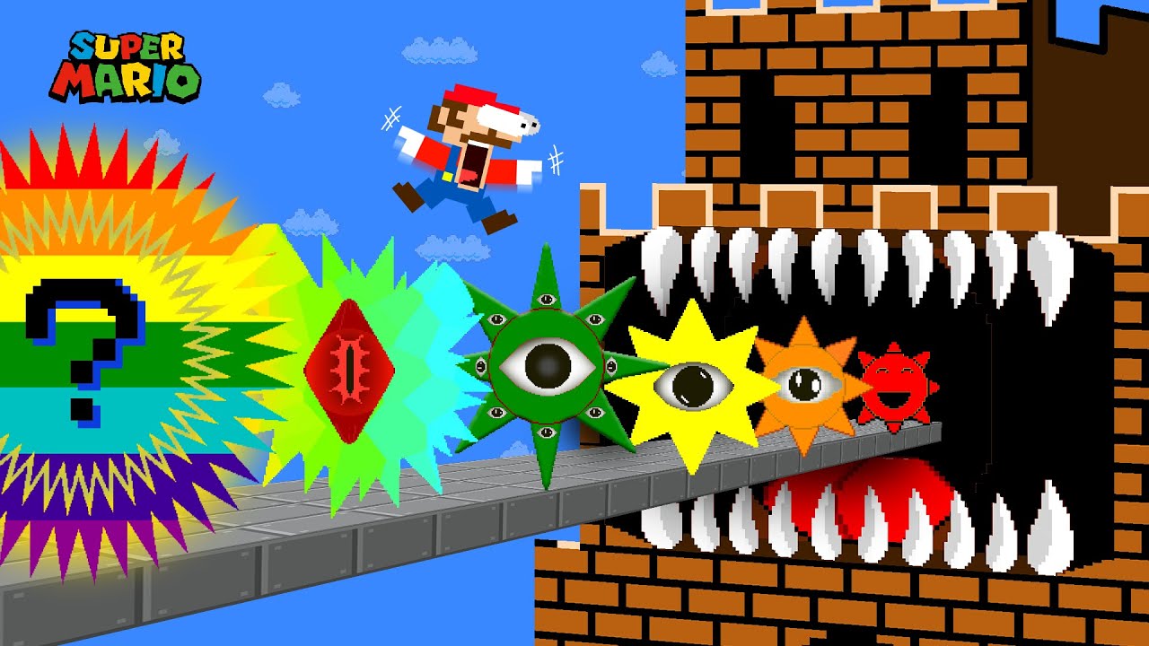 Mario vs Suika | NEW EVOLUTION of SPRUNKI MR SUN All PHASE ( Sprunki Compilation )