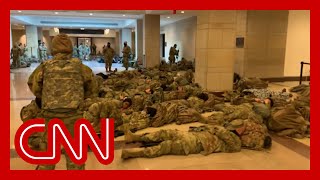 'Nothing like I've seen:' Troops deployed inside US Capitol