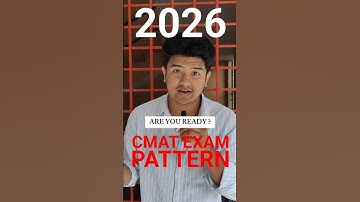 CMAT 2026 Exam Pattern in 50 Seconds!