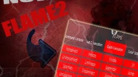 👌NEW EXICUTOR EXPLOIT- Flame2 with click cmds👌