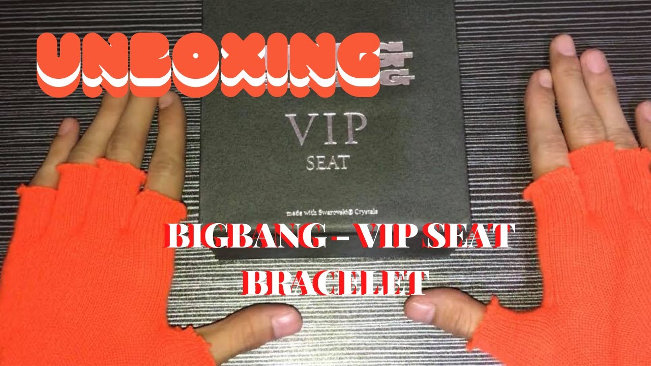 BIG BANG VIP SEAT 【Swarovski Crystals】 UNBOXING] BIGBANG (빅뱅) - VIP SEAT SWAROVSKI CRYSTALS BANGLE