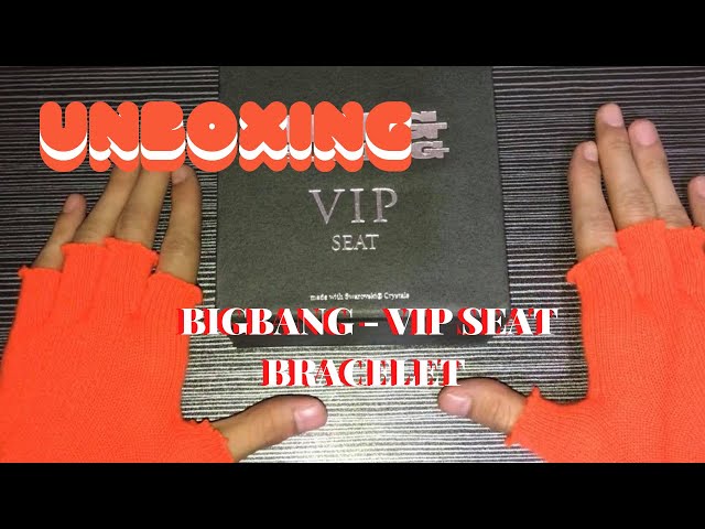 UNBOXING] BIGBANG (빅뱅) - VIP SEAT SWAROVSKI CRYSTALS BANGLE