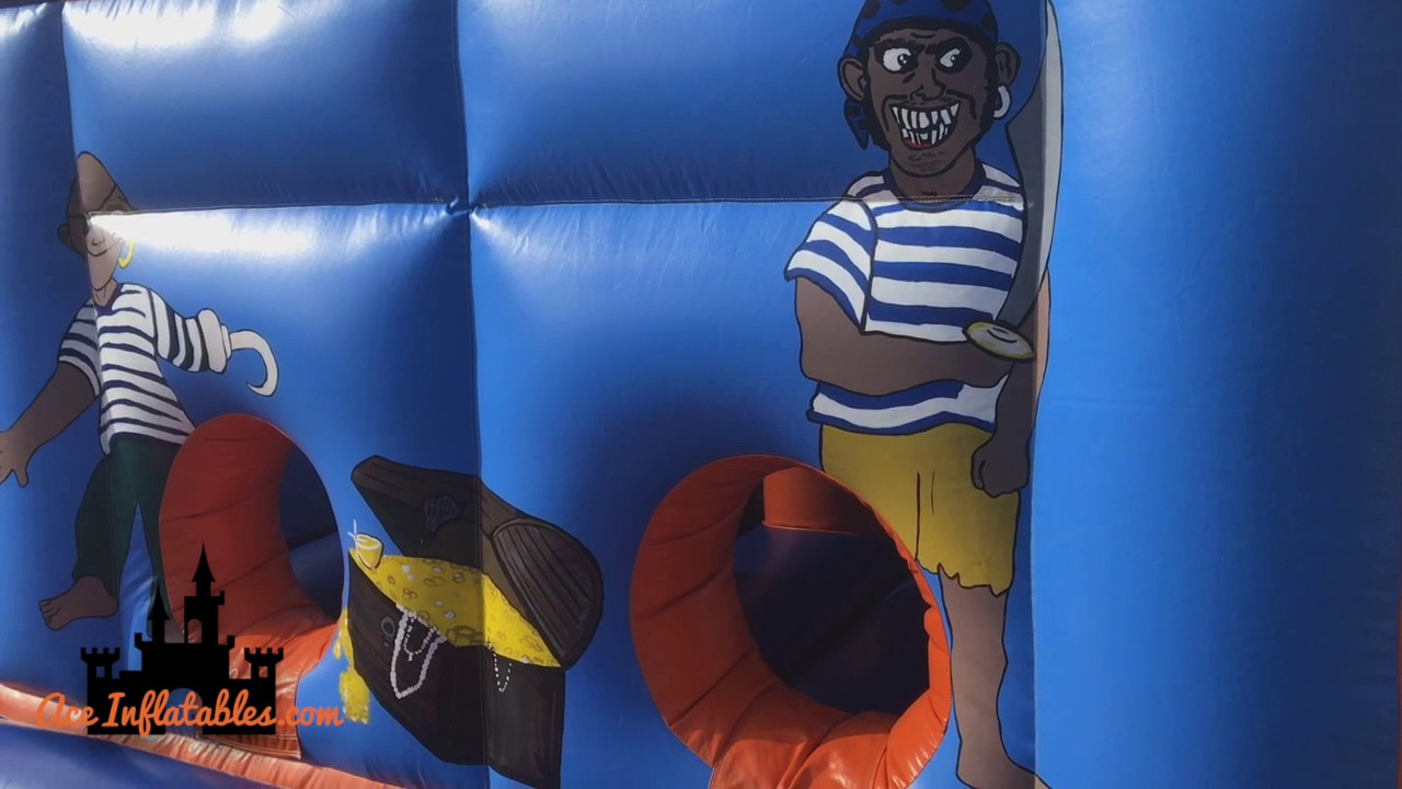uckfield motor services 26ft Pirates Fun Run - Available Now At Aceinflatables.com