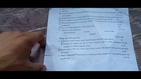 BCA 6th Semester Network Programming Board Exam Question Paper TU 2025 ||